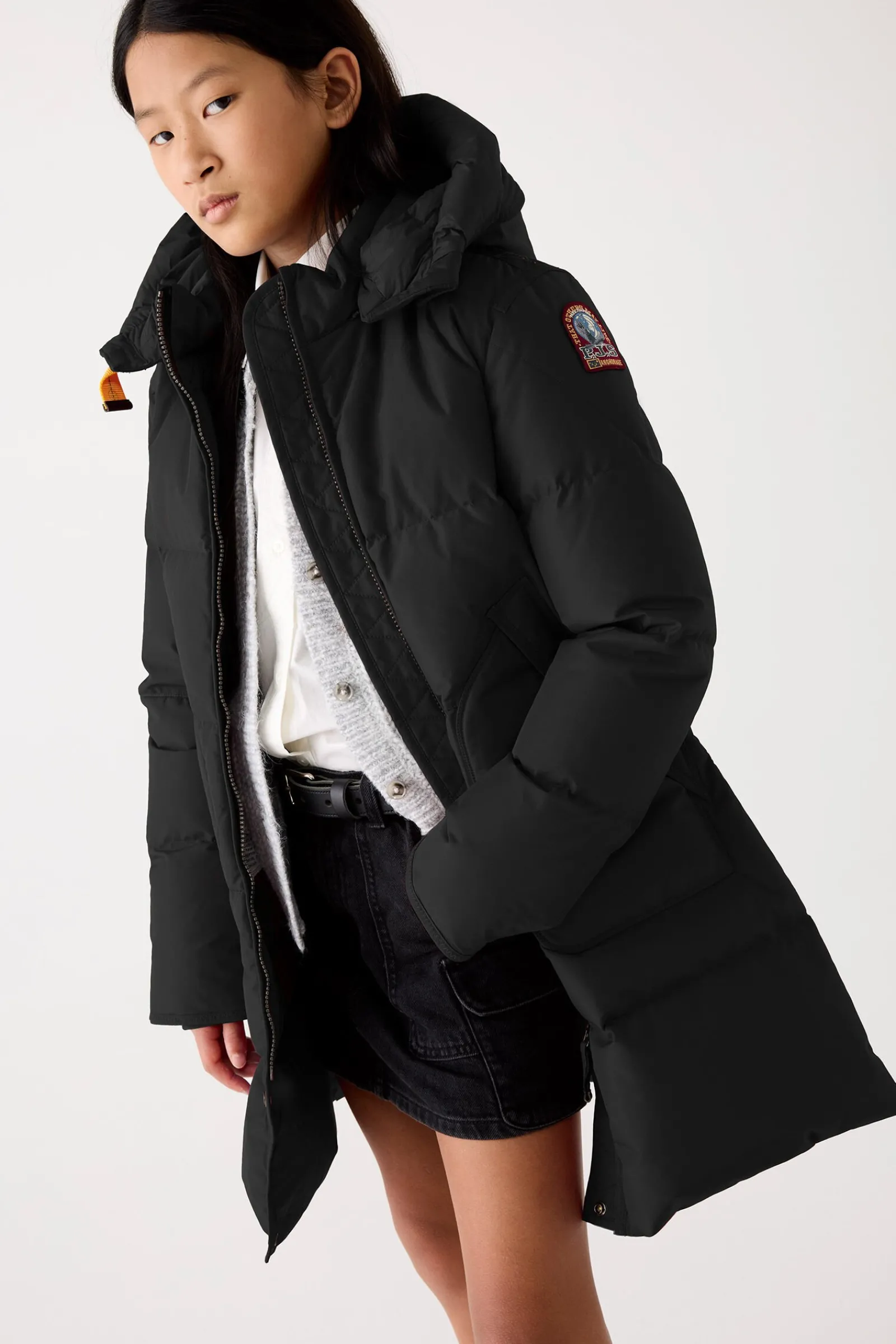 Parajumpers Meisjes-LONG BEAR - PARKA MET CAPUCHON BLACK