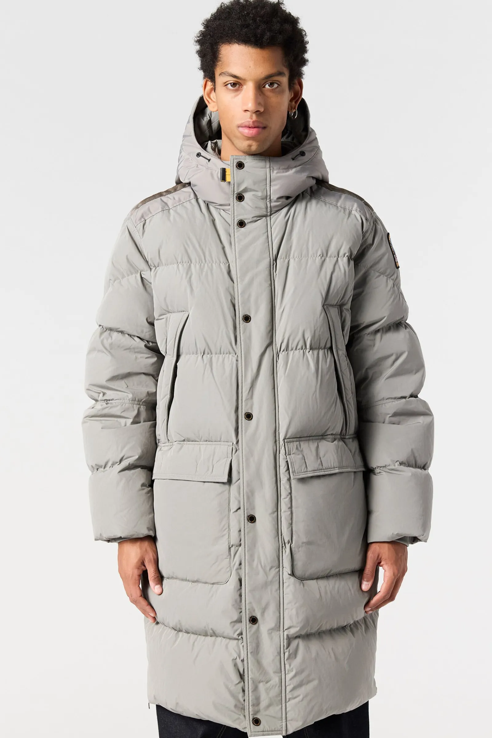 Parajumpers Donsjassen|Parka Jas-LONG BEAR - PARKA MET CAPUCHON BLACK