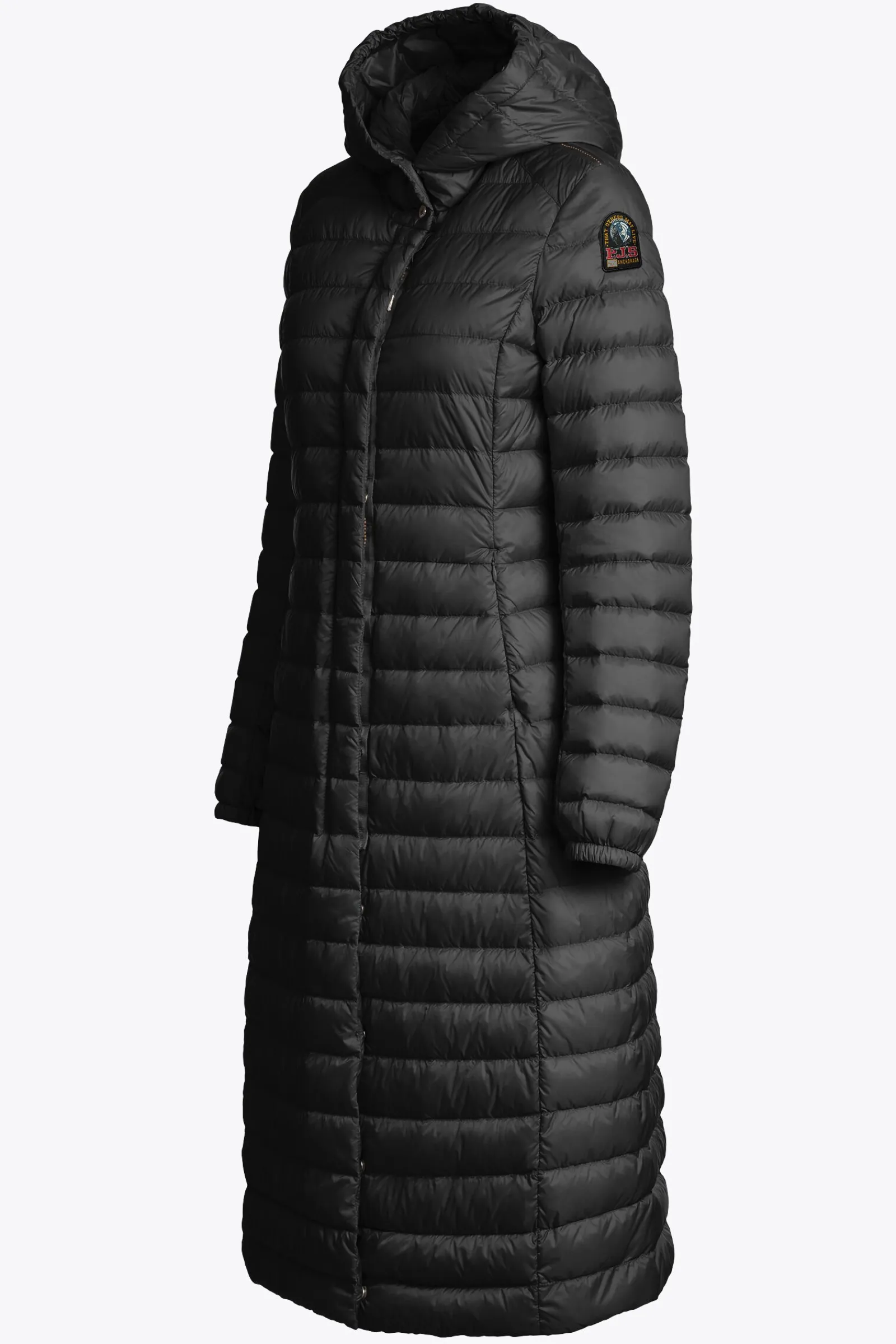 Parajumpers Donsjassen-MAGALIE - EXTRA LANGE DONSJAS BLACK