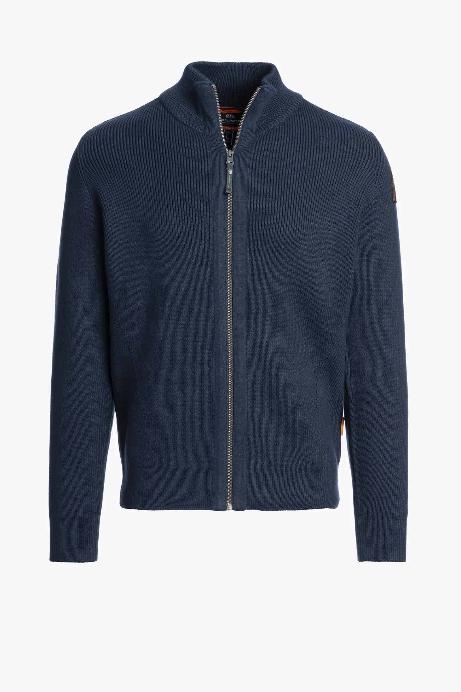Parajumpers Tricot-MANNY - VEST MET VOLLEDIGE RITS BLUE NAVY