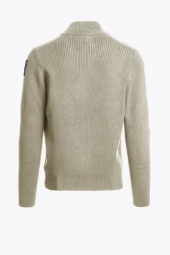 Parajumpers Tricot-MANNY - VEST MET VOLLEDIGE RITS BONE