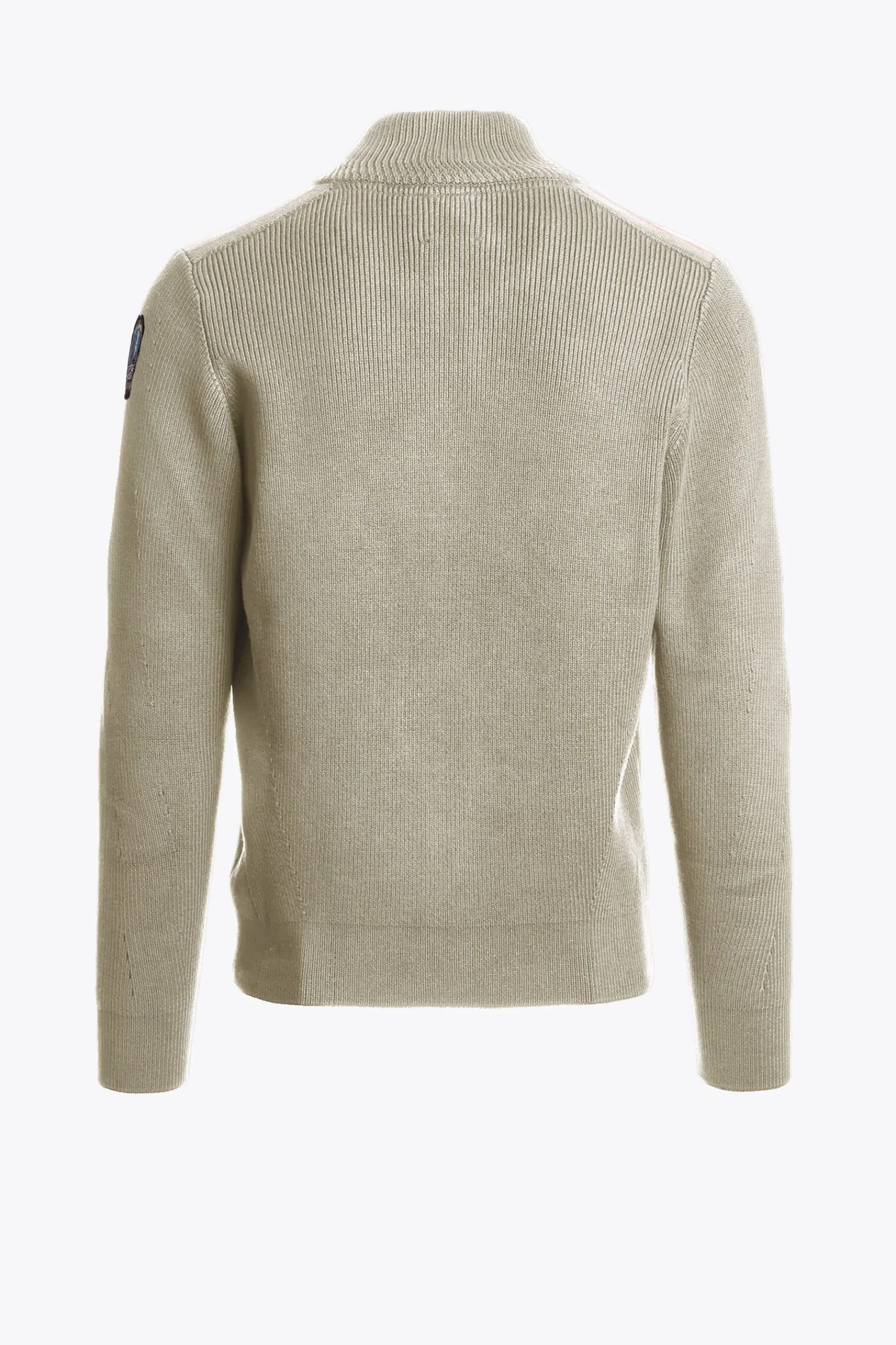 Parajumpers Tricot-MANNY - VEST MET VOLLEDIGE RITS BONE