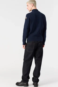 Parajumpers Tricot-MANNY - VEST MET VOLLEDIGE RITS BONE