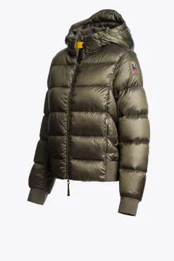 Parajumpers Donsjassen-MARIAH - DONSJACK MET CAPUCHON OLIVE GREY