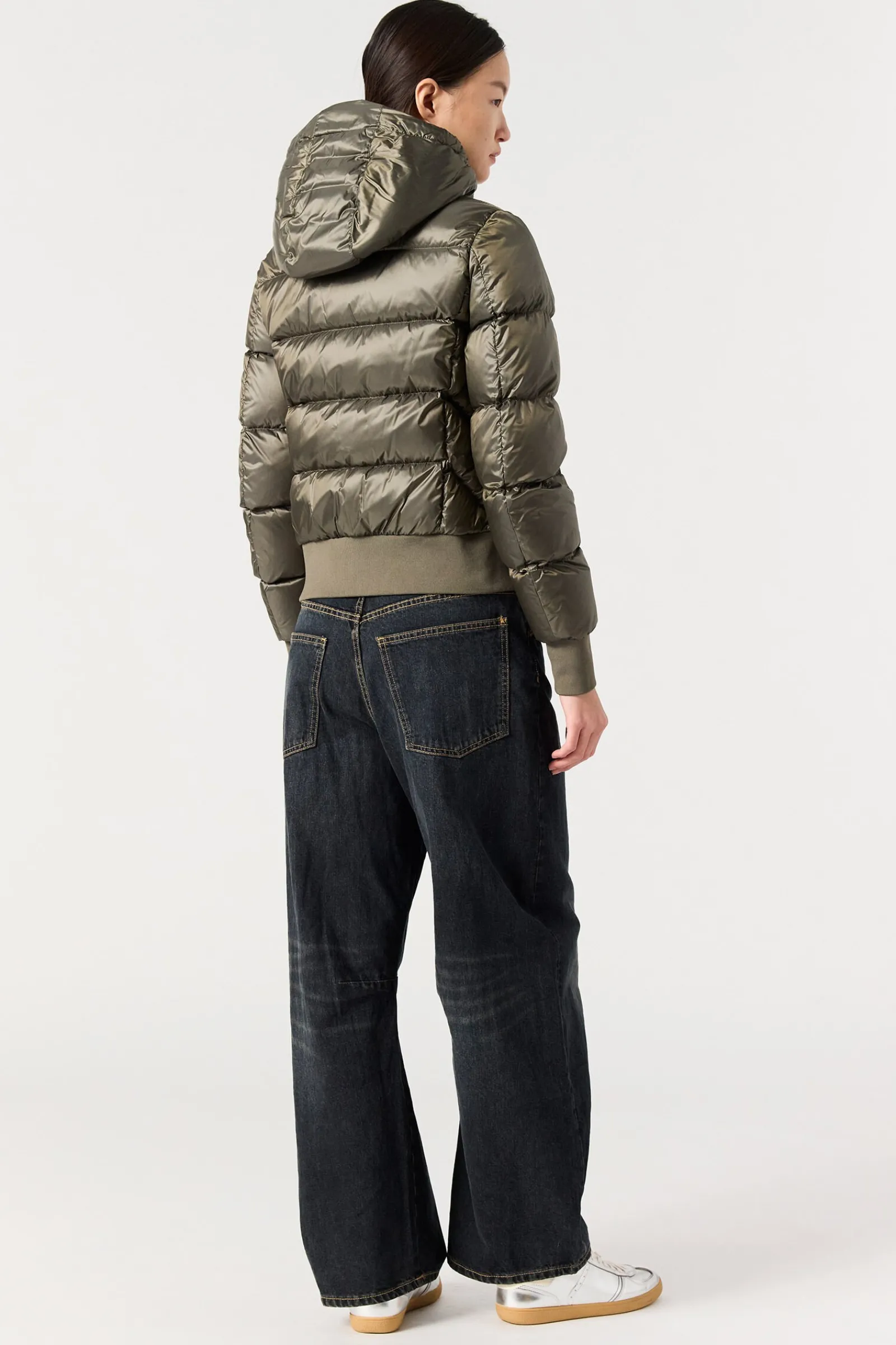 Parajumpers Donsjassen-MARIAH - DONSJACK MET CAPUCHON SILVER - GREY