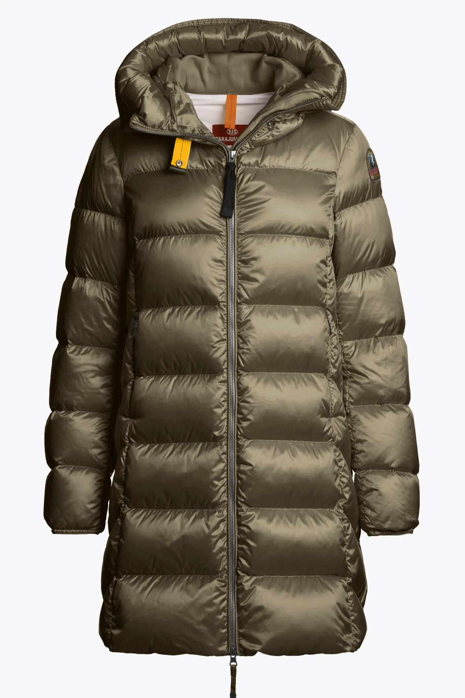 Parajumpers Donsjassen-MARION - DONSJACK MET CAPUCHON OLIVE GREY