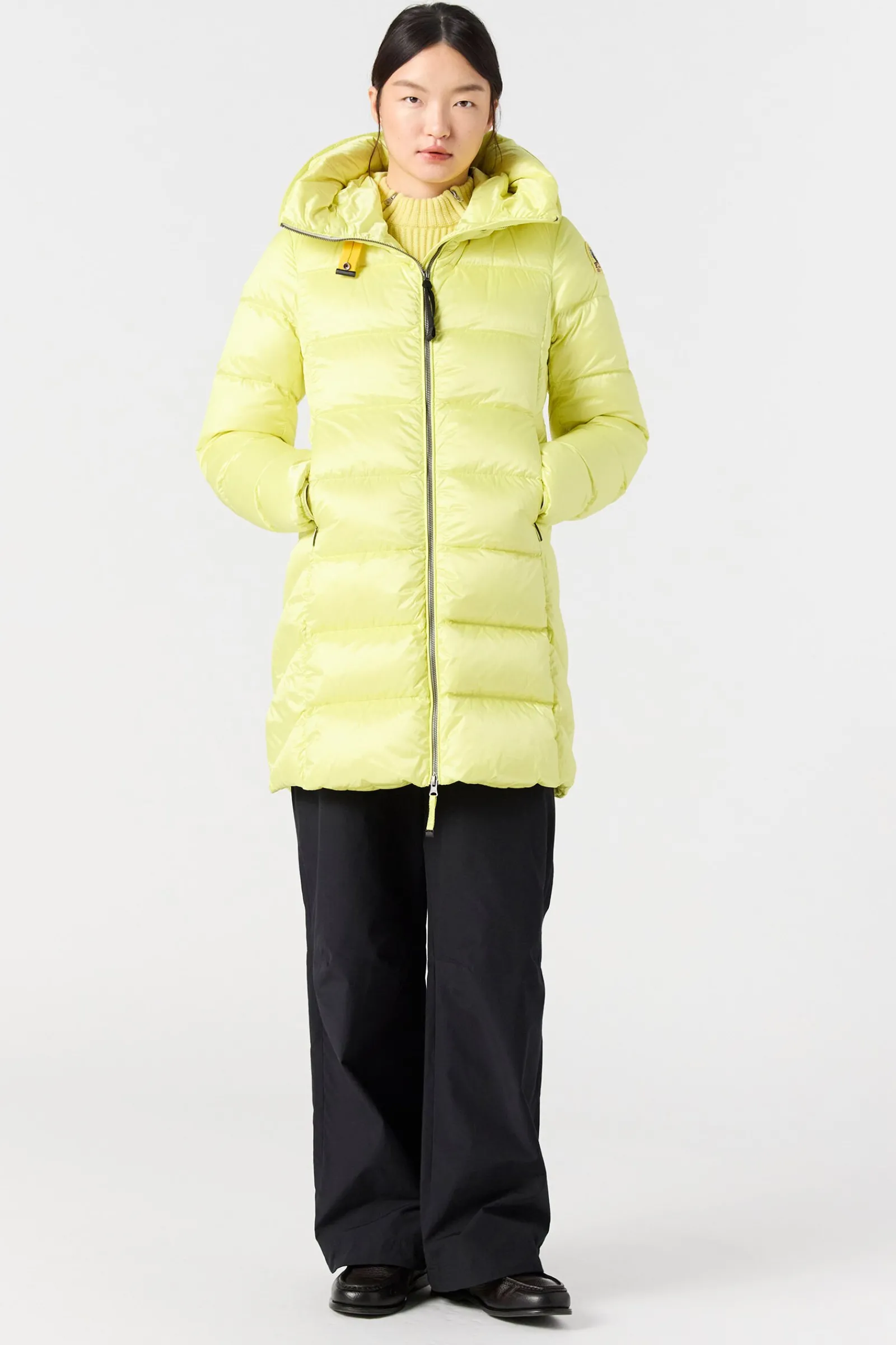 Parajumpers Donsjassen-MARION - DONSJACK MET CAPUCHON OLIVE GREY