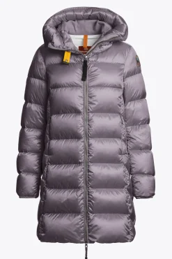 Parajumpers Donsjassen-MARION - DONSJACK MET CAPUCHON RABBIT GREY