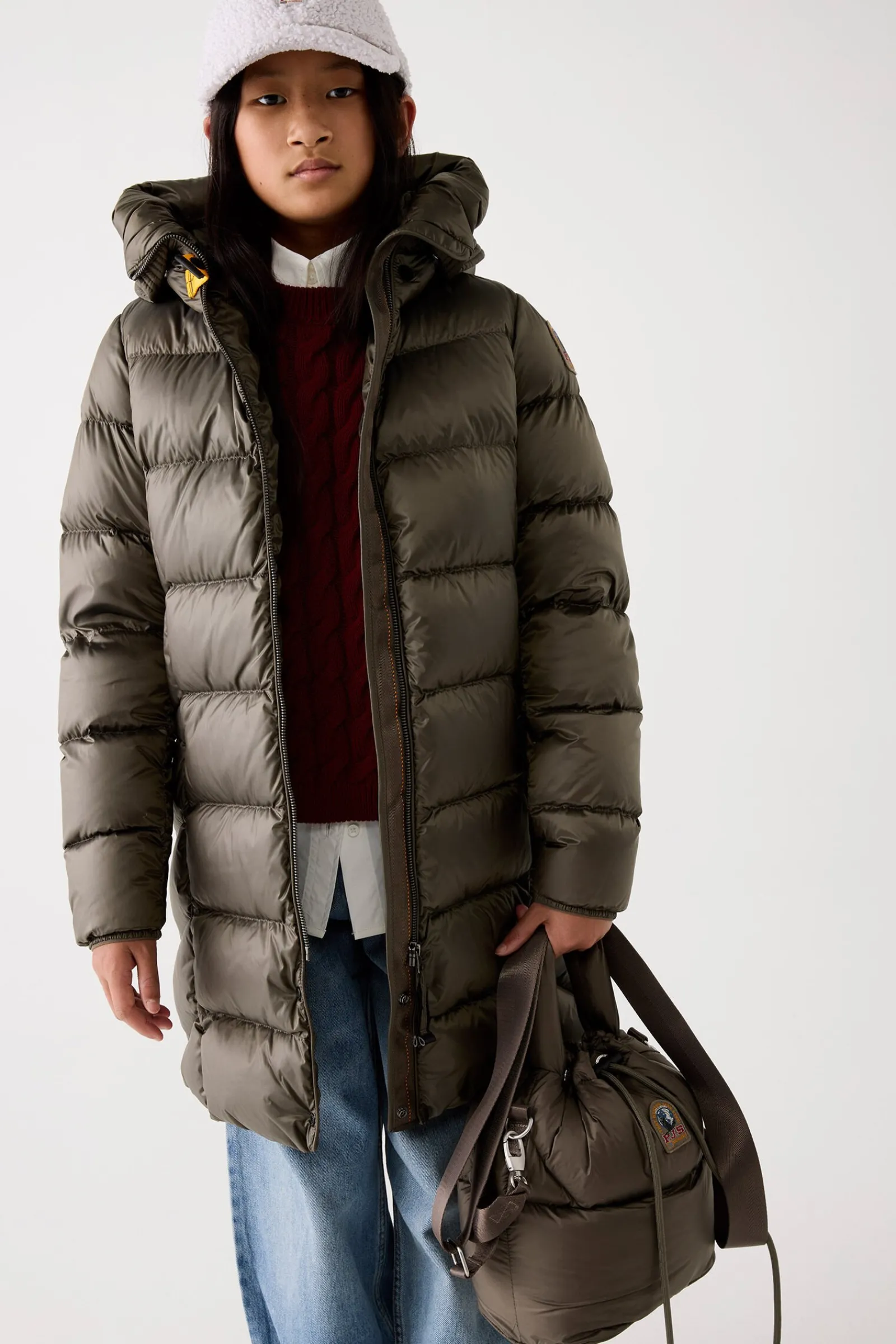 Parajumpers Meisjes-MARION - DONSJACK MET CAPUCHON BLACK