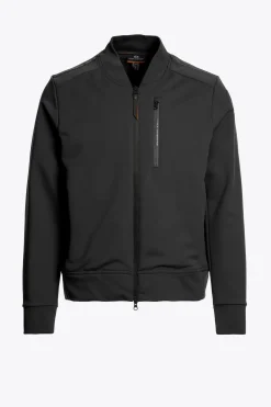 Parajumpers Sweaters|Jasjes-MCKAY - FLEECE MET VOLLEDIGE RITS BLACK