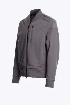 Parajumpers Sweaters|Jasjes-MCKAY - FLEECE MET VOLLEDIGE RITS PEWTER