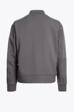 Parajumpers Sweaters|Jasjes-MCKAY - FLEECE MET VOLLEDIGE RITS PEWTER