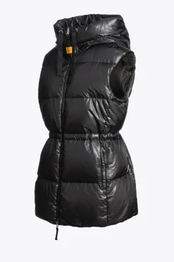 Parajumpers Gilets|Donsjassen-MICOL - GILET MET CAPUCHON BLACK