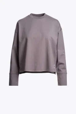 Parajumpers Tops & T-Shirts-MIDGE - T-SHIRT MET LANGE MOUWEN RABBIT GREY