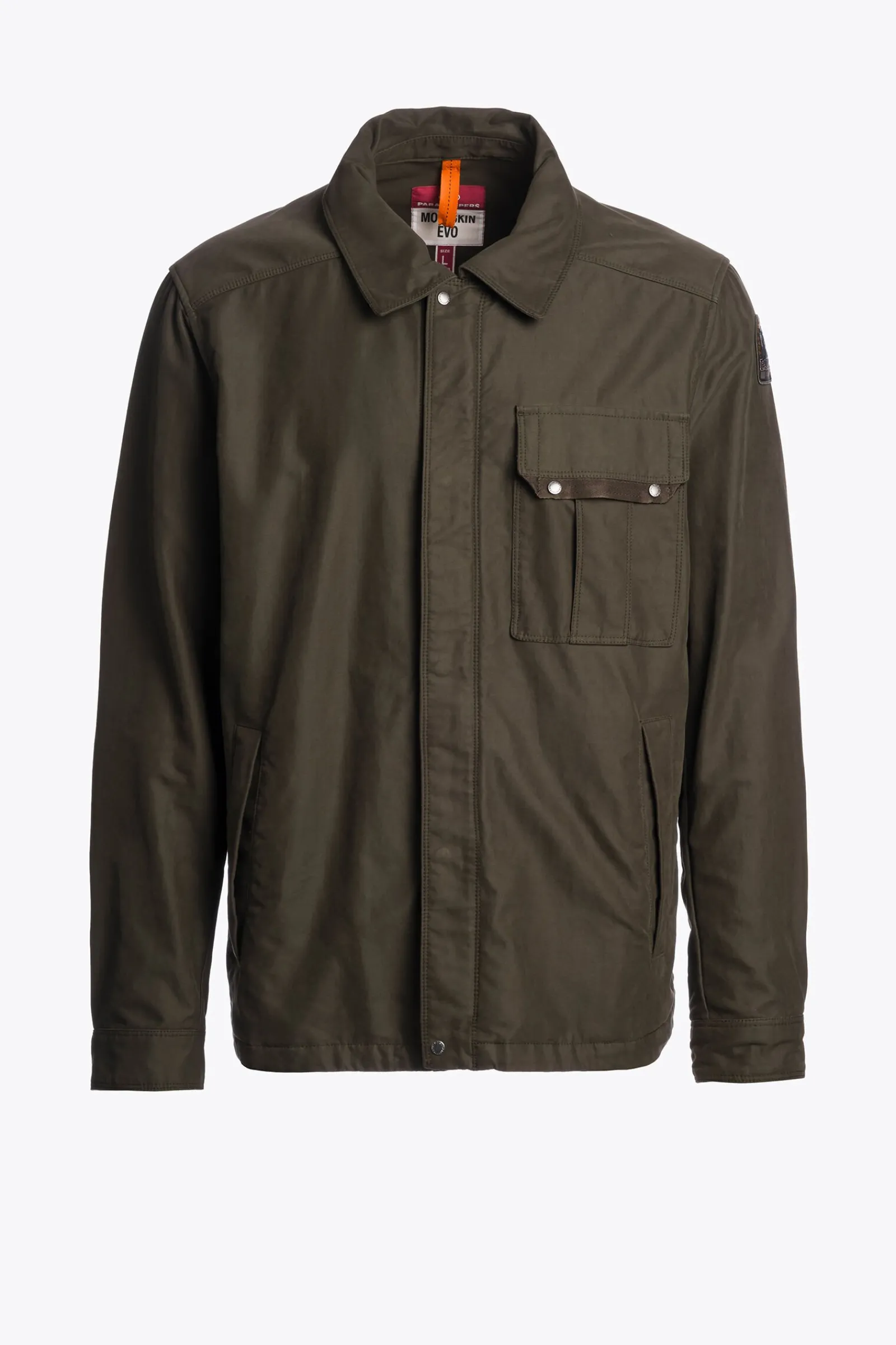 Parajumpers Overhemden-MIURA - OVERSHIRT DEEP MOSS