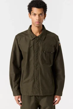 Parajumpers Overhemden-MIURA - OVERSHIRT DEEP MOSS