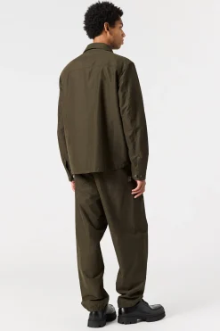 Parajumpers Overhemden-MIURA - OVERSHIRT DEEP MOSS
