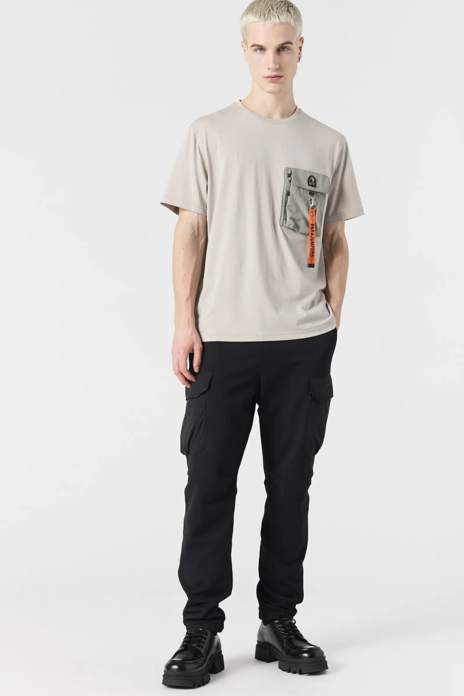Parajumpers Polos En T-Shirts-MOJAVE - T-SHIRT CHATEAU GREY-NOWHERE