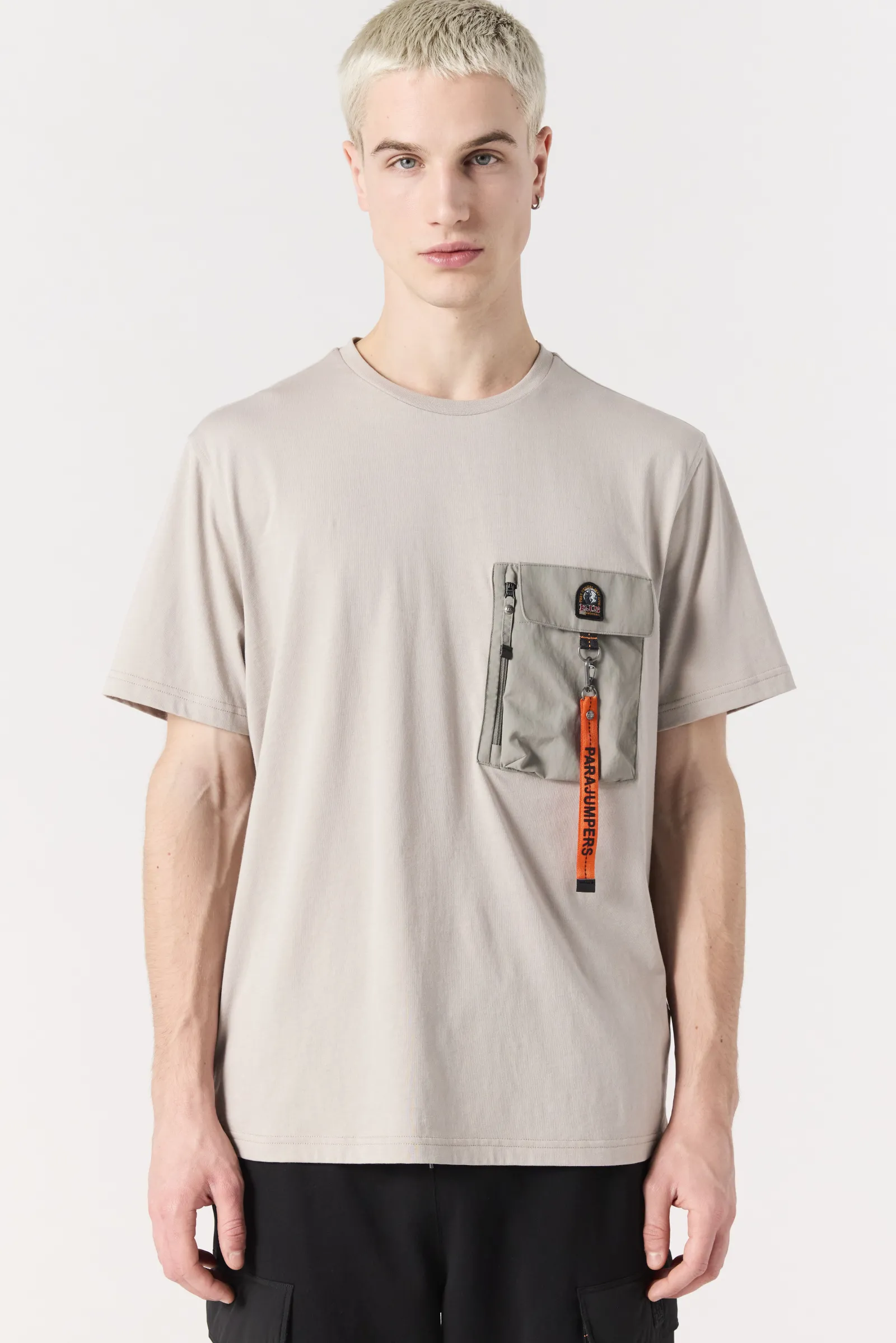 Parajumpers Polos En T-Shirts-MOJAVE - T-SHIRT CHATEAU GREY-NOWHERE