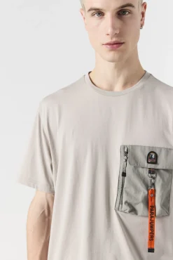 Parajumpers Polos En T-Shirts-MOJAVE - T-SHIRT CHATEAU GREY-NOWHERE