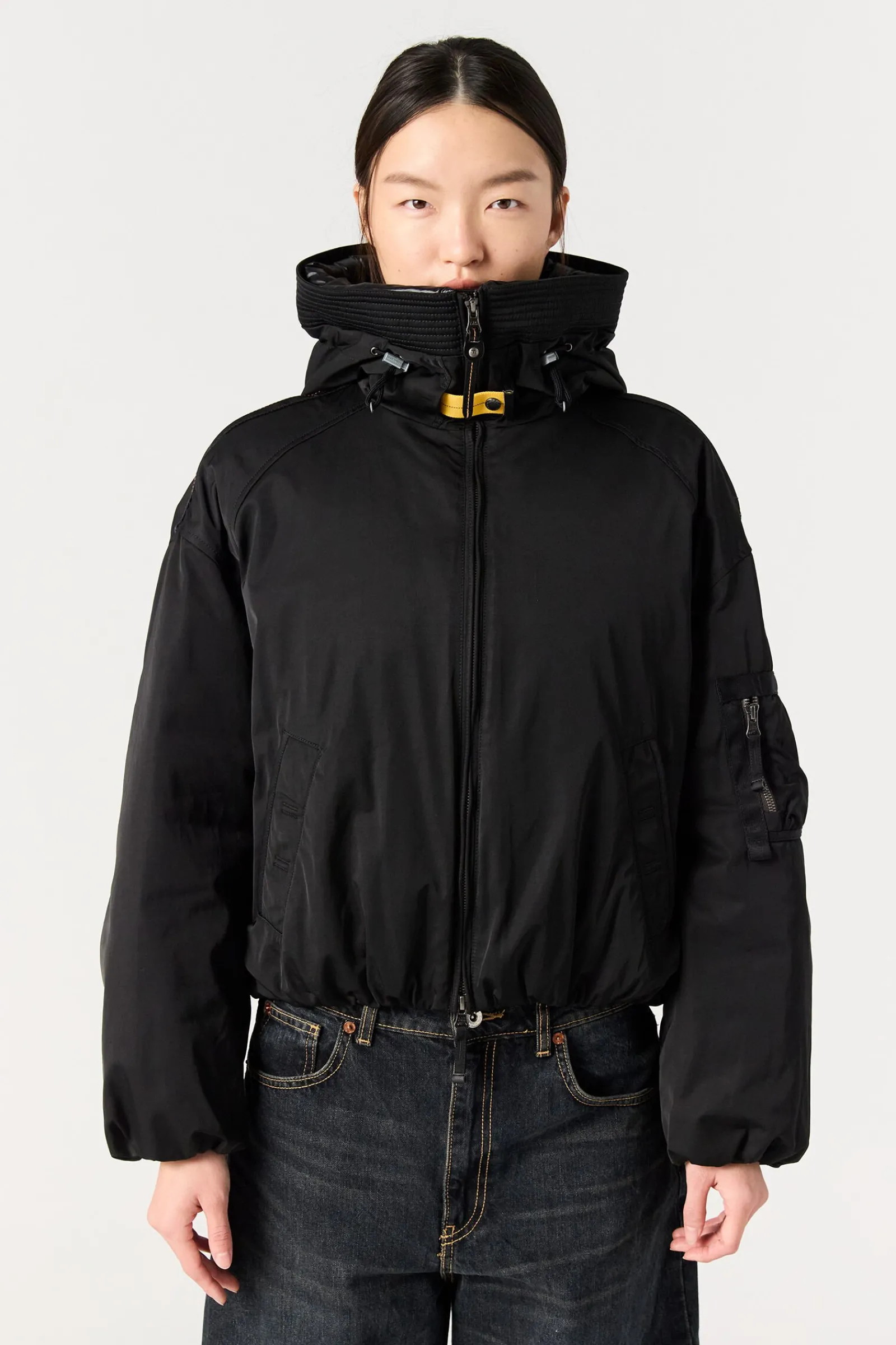Parajumpers Bomberjacken|Jasjes-NAADZ - BOMBERJACK MET CAPUCHON BLACK