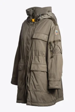 Parajumpers Parka|Jasjes-NETTIE - PARKA MET CAPUCHON OLIVE GREY