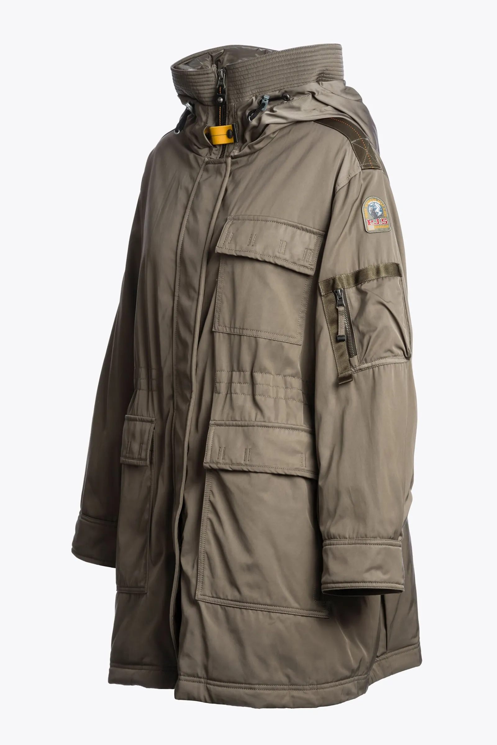 Parajumpers Parka|Jasjes-NETTIE - PARKA MET CAPUCHON OLIVE GREY