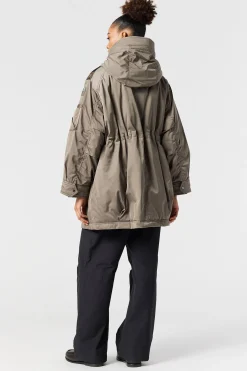 Parajumpers Parka|Jasjes-NETTIE - PARKA MET CAPUCHON OLIVE GREY