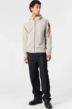 Parajumpers Tricot-NEW DOMINIC - SWEATER MET RONDE HALS CHATEAU GREY