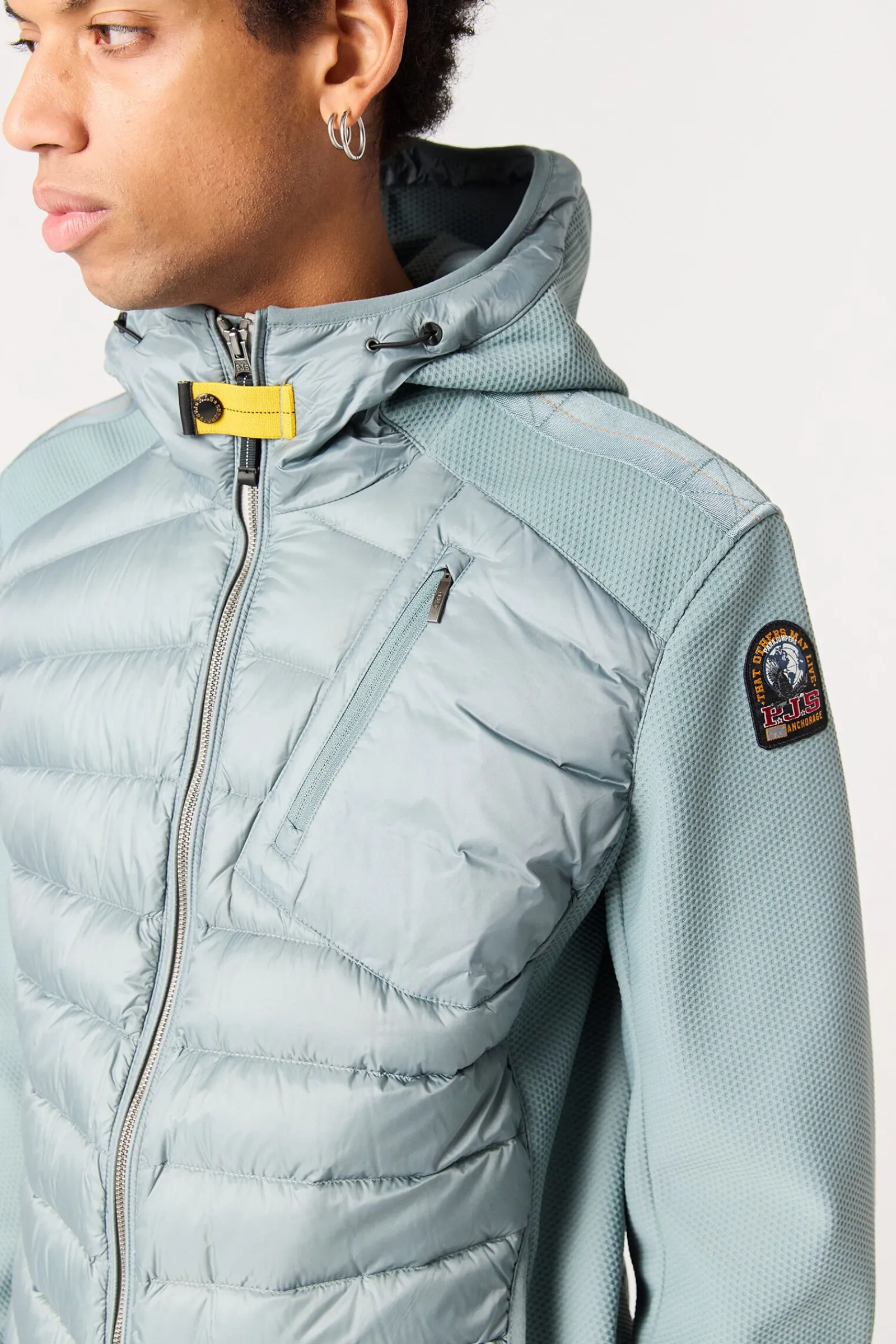 Parajumpers Donsjassen|Jasjes-NOLAN - HYBRIDE JAS BLACK