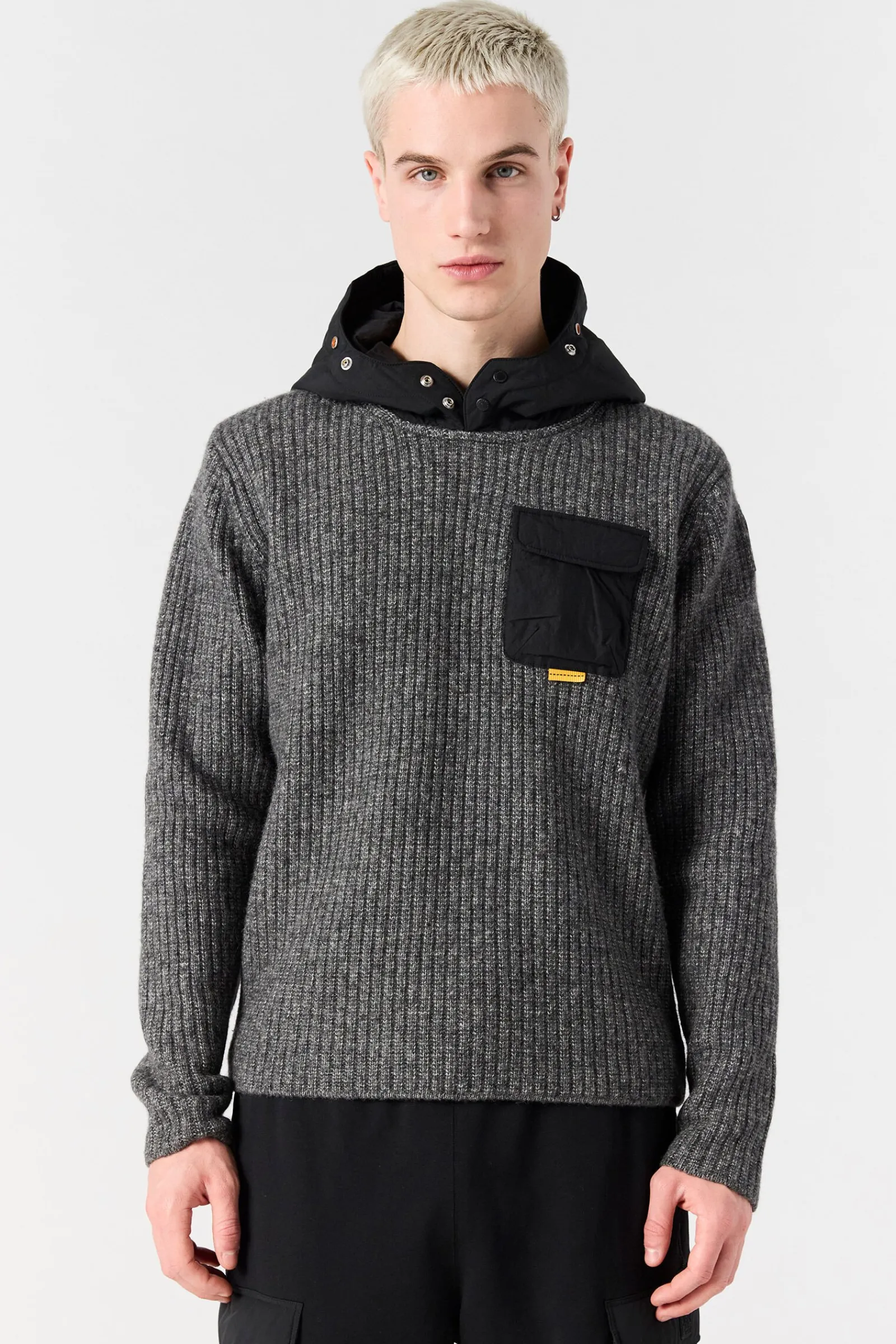 Parajumpers Tricot-NOTAK - SWEATER MET RONDE HALS BLACK