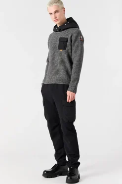 Parajumpers Tricot-NOTAK - SWEATER MET RONDE HALS BLACK