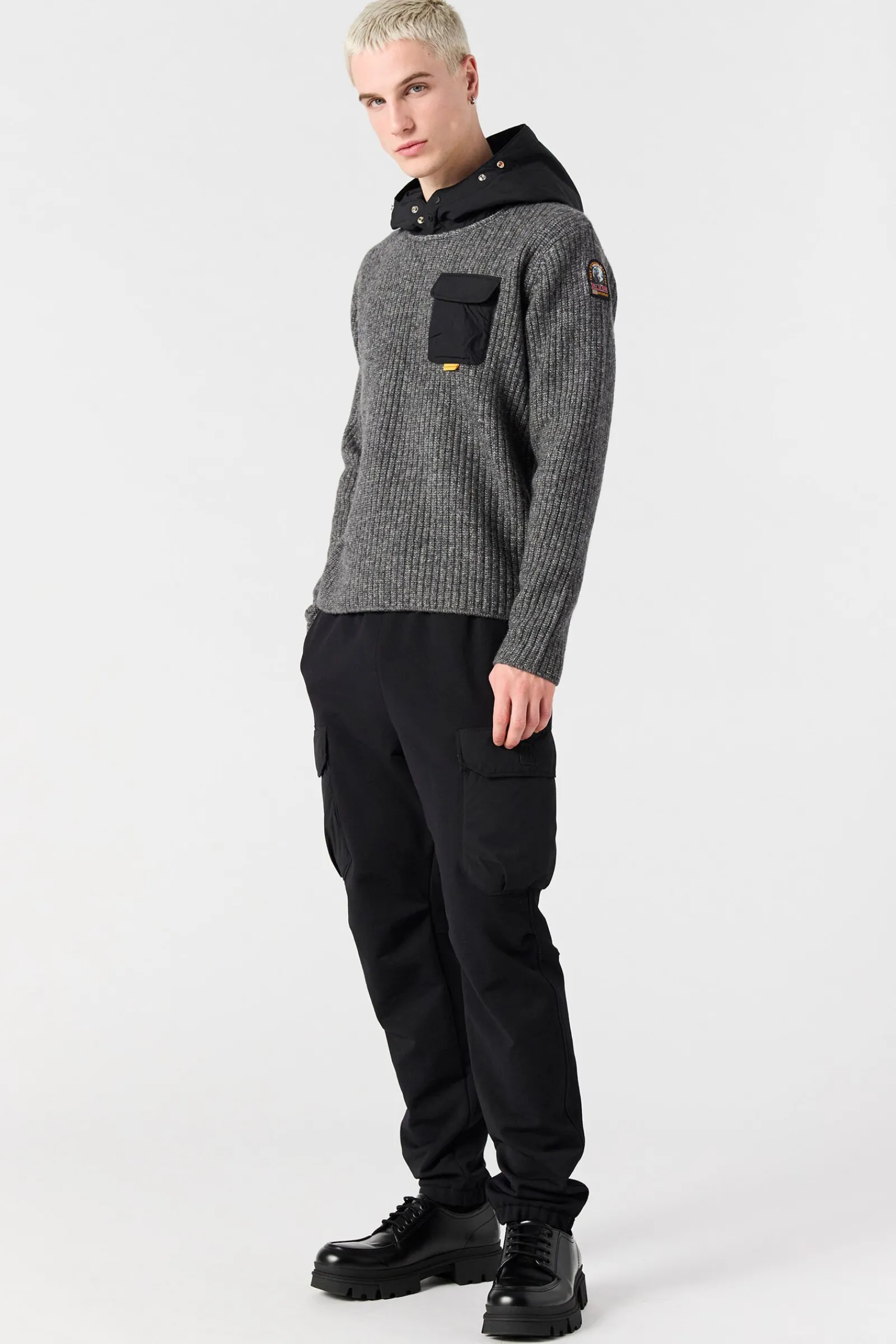 Parajumpers Tricot-NOTAK - SWEATER MET RONDE HALS BLACK