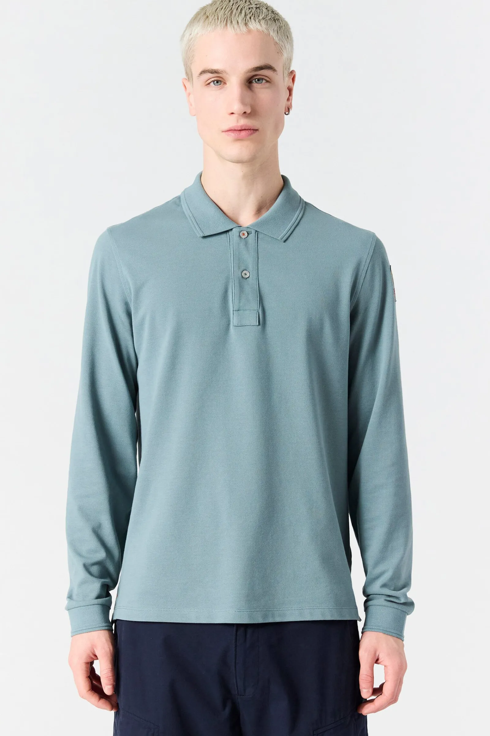 Parajumpers Polos En T-Shirts-OBERON - POLO MET LANGE MOUWEN BLACK