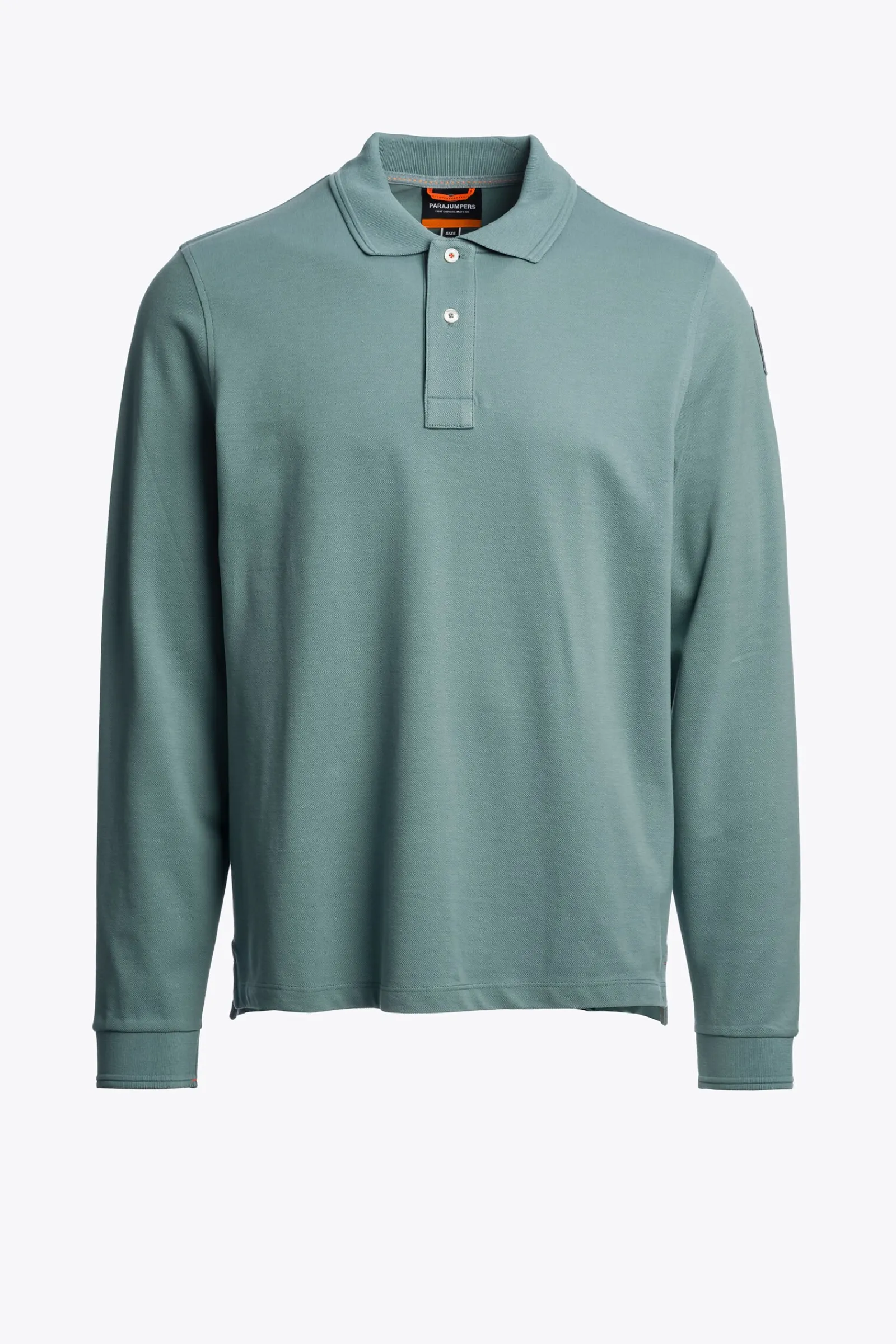 Parajumpers Polos En T-Shirts-OBERON - POLO MET LANGE MOUWEN PURITAN GREY