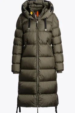 Parajumpers Donsjassen|Jasjes-PANDA - LANGE DONSJAS OLIVE GREY