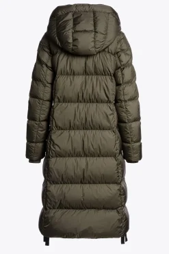 Parajumpers Donsjassen|Jasjes-PANDA - LANGE DONSJAS OLIVE GREY