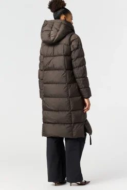 Parajumpers Donsjassen|Jasjes-PANDA - LANGE DONSJAS EARTH BROWN