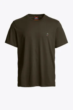 Parajumpers Polos En T-Shirts-PATCH - T-SHIRT DEEP MOSS
