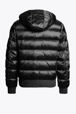 Parajumpers Donsjassen|Bomberjacken-PHARRELL - BOMBERJACK MET CAPUCHON BLACK