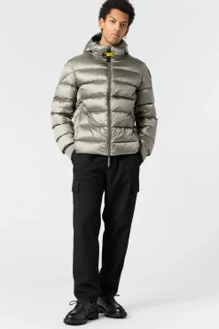 Parajumpers Bomberjacken|Donsjassen-PHARRELL - BOMBERJACK MET CAPUCHON PURITAN GREY