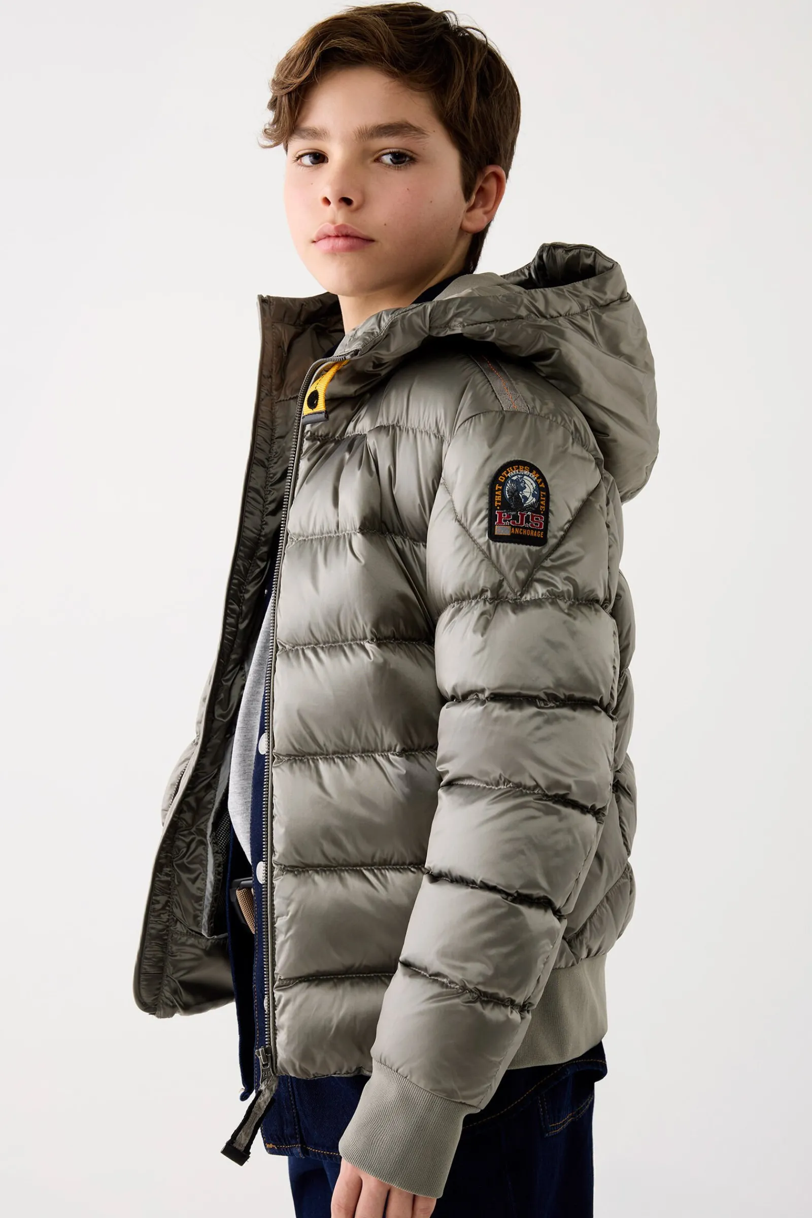 Parajumpers Jongens-PHARRELL - BOMBERJACK MET CAPUCHON BLACK