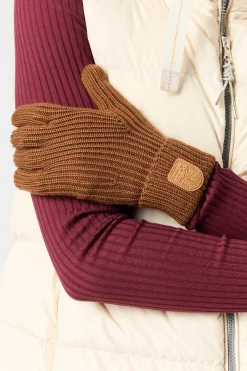 Parajumpers Handschoenen|Handschoenen-PLAIN - HANDSCHOENEN VAN MERINOWOL ALMOND
