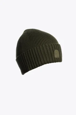 Parajumpers Petten|Petten-PLAIN - MUTS VAN MERINOWOL DEEP MOSS