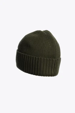 Parajumpers Petten|Petten-PLAIN - MUTS VAN MERINOWOL DEEP MOSS