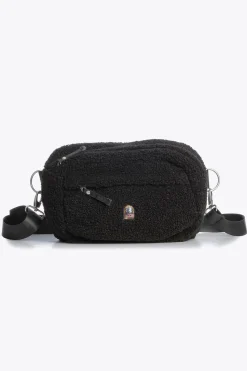 Parajumpers Tassen En Rugzakken|Tassen En Rugzakken-POWER - HEUPTAS VAN KRULLENDE FLEECE BLACK