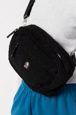 Parajumpers Tassen En Rugzakken|Tassen En Rugzakken-POWER - HEUPTAS VAN KRULLENDE FLEECE BLACK