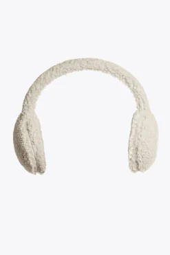 Parajumpers Petten|Petten-POWER - OORWARMERS VAN KRULLENDE FLEECE MOONBEAM