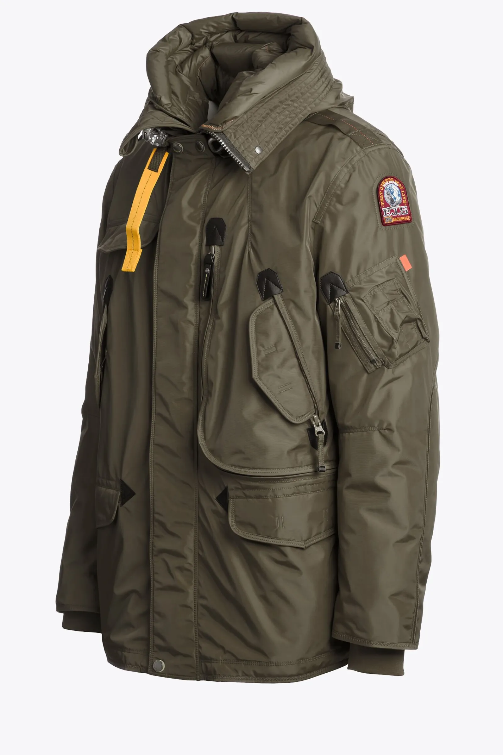 Parajumpers Jasjes-RIGHT HAND - JACK MET CAPUCHON OLIVE GREY