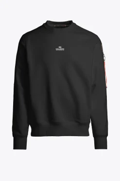 Parajumpers Sweaters-SABRE BASIC - SWEATER MET RONDE HALS BLACK